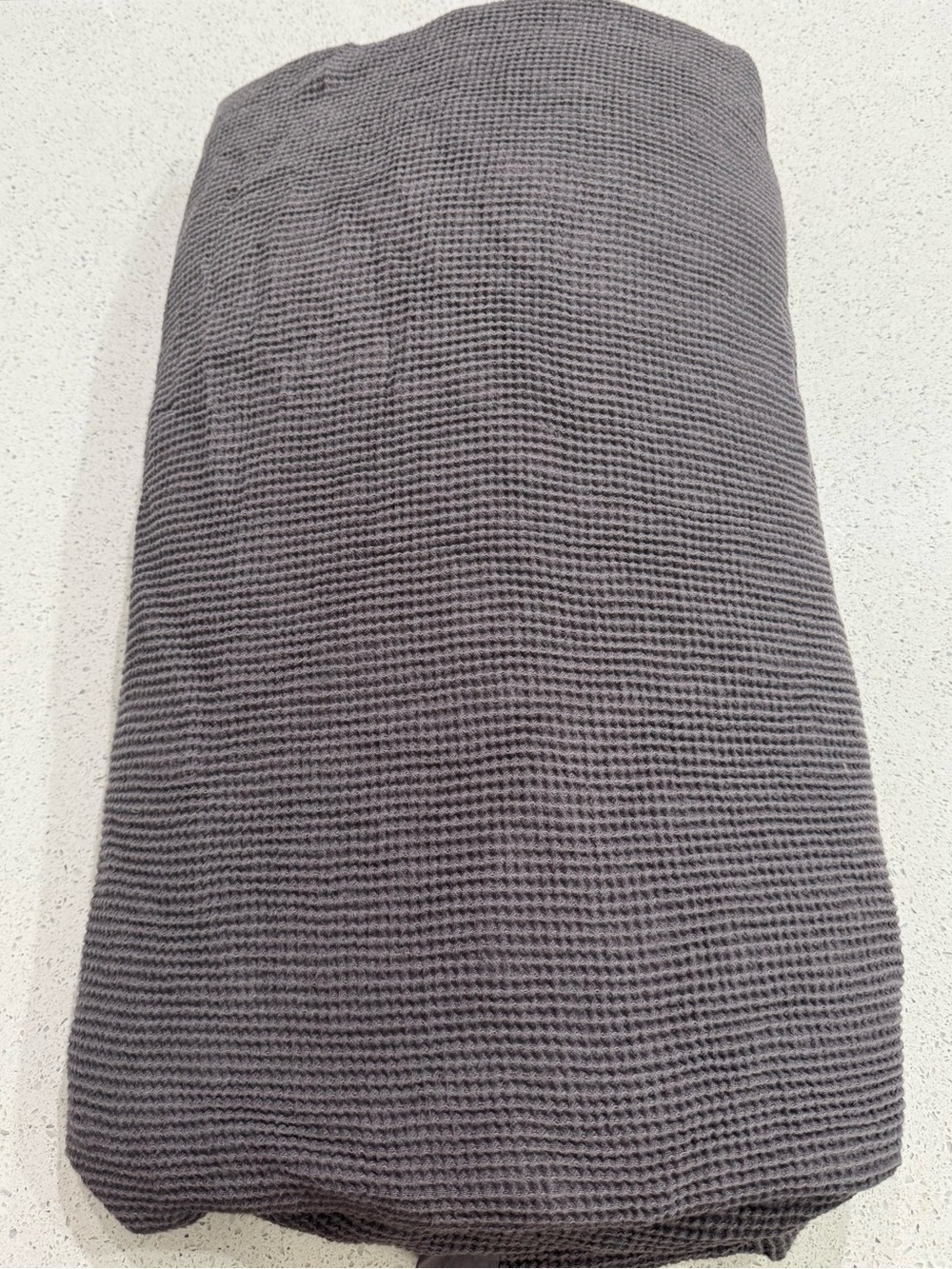Parachute Charcoal Gray Waffle duvet Calf King Size